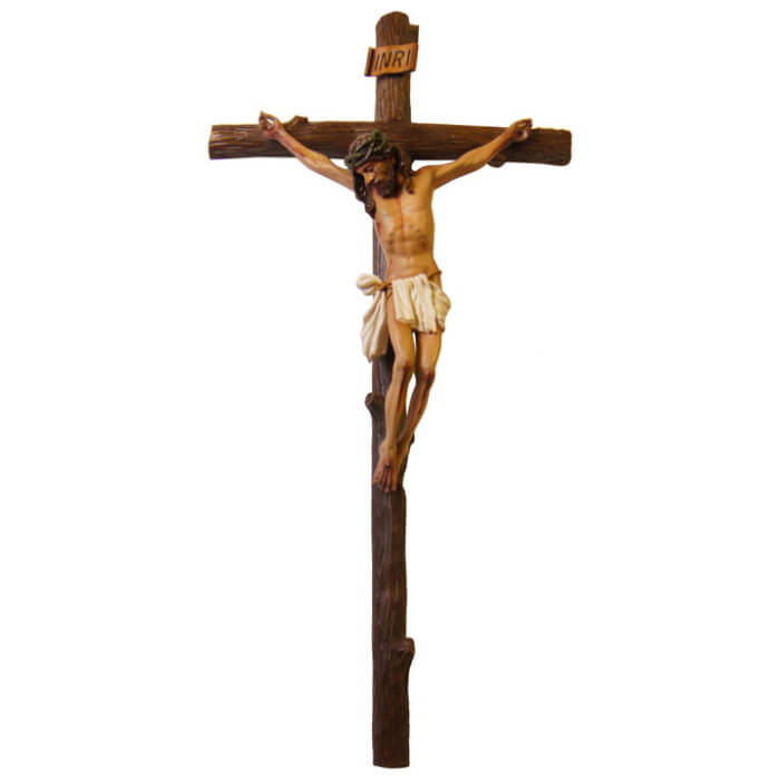 Seventeen Inch Crucifix Precious Blood Statue | Fiat Imports