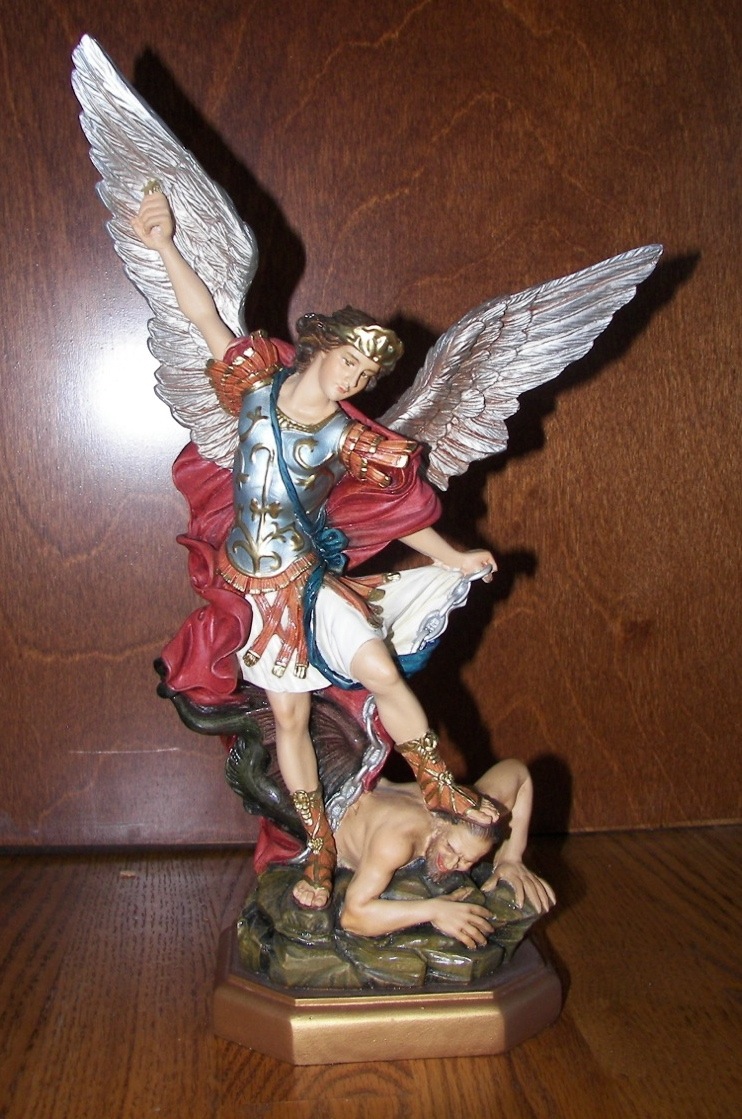 Fourteen Inch St. Michael Archangel Statue | Fiat Imports