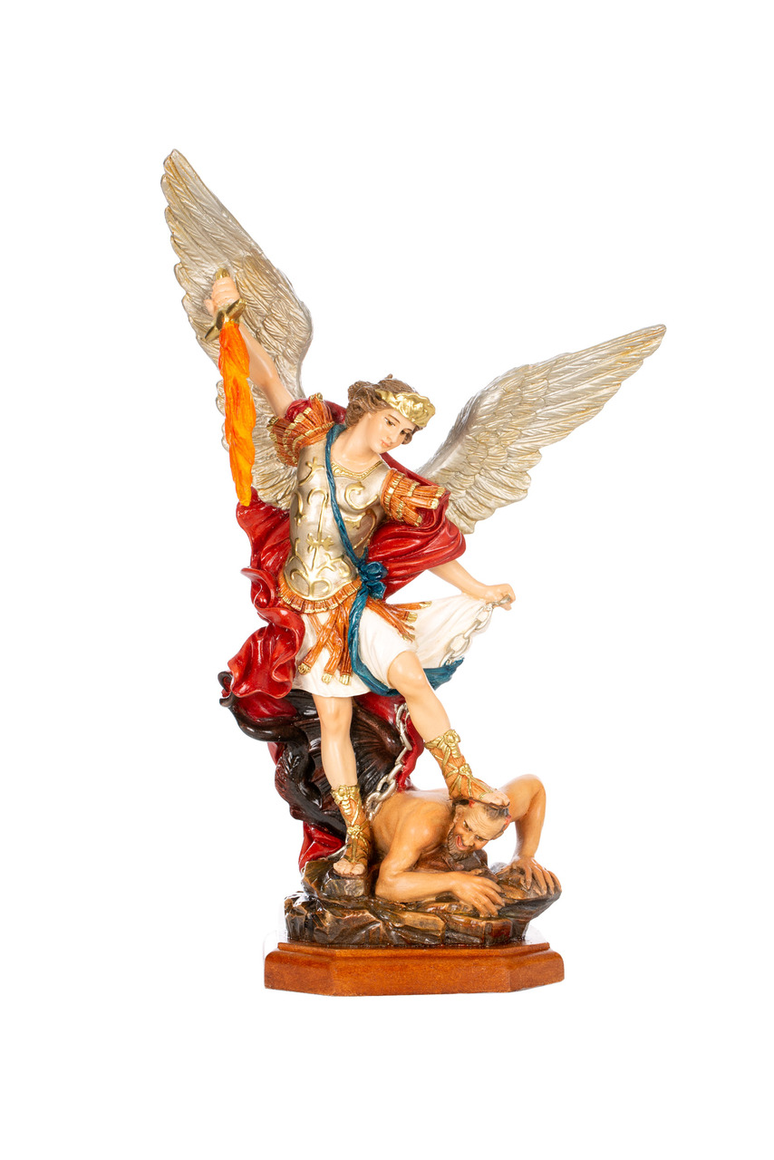 Fourteen Inch St. Michael Archangel Statue | Fiat Imports