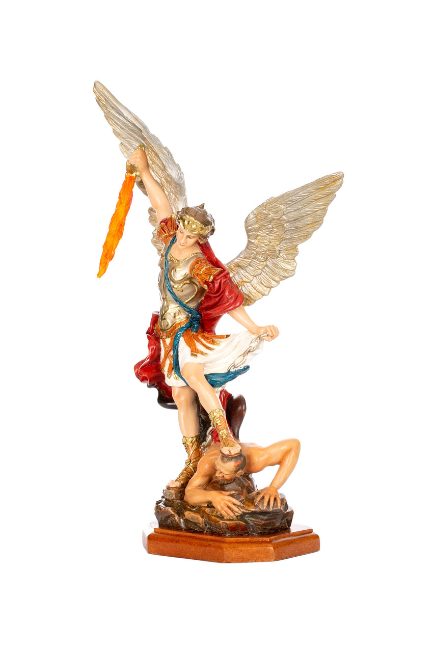 Fourteen Inch St. Michael Archangel Statue | Fiat Imports