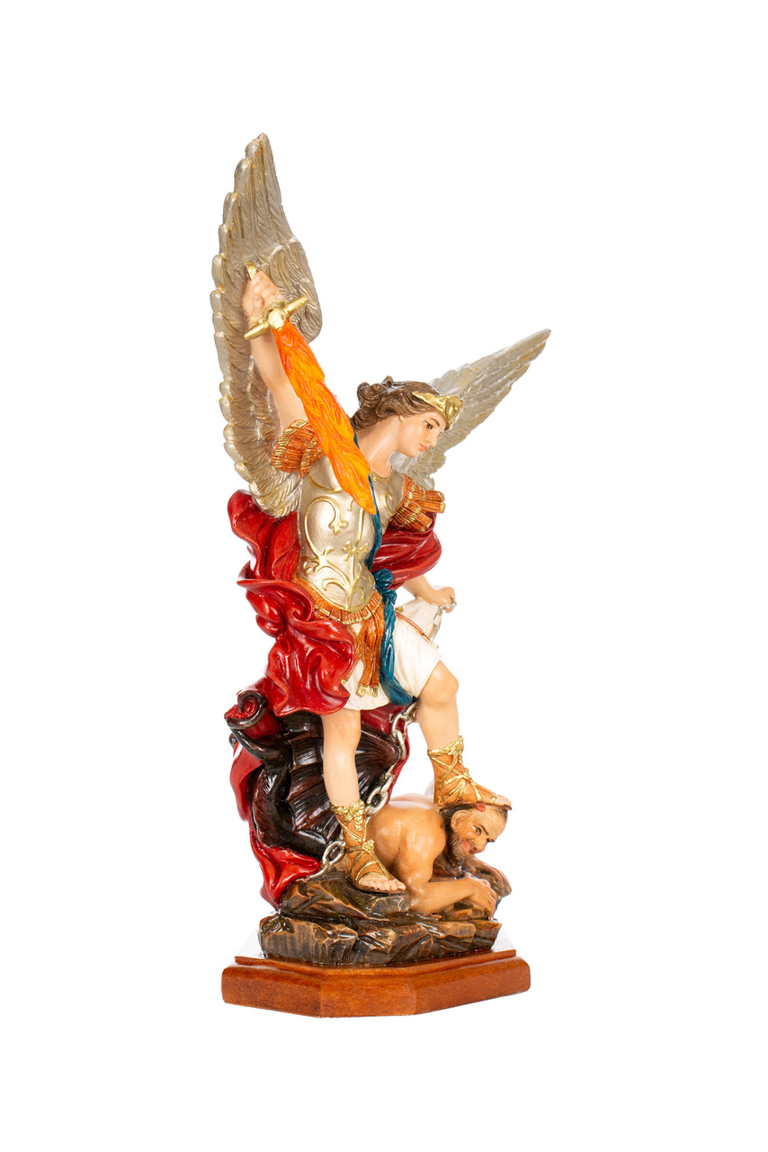 Fourteen Inch St. Michael Archangel Statue | Fiat Imports