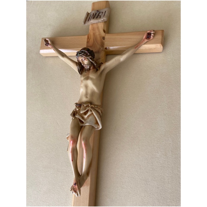 crucifix 16" wood