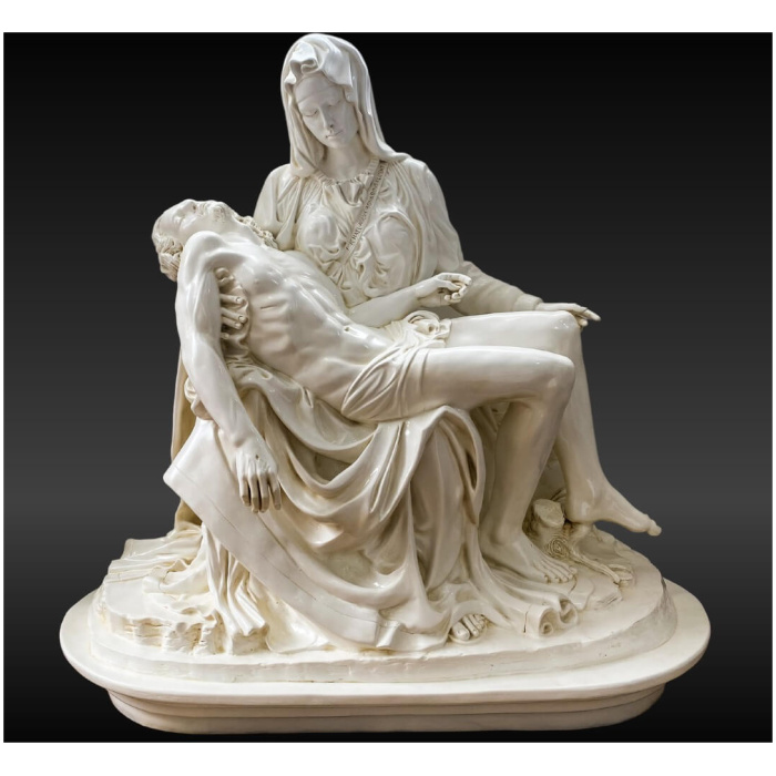 pieta 52 white with shading a