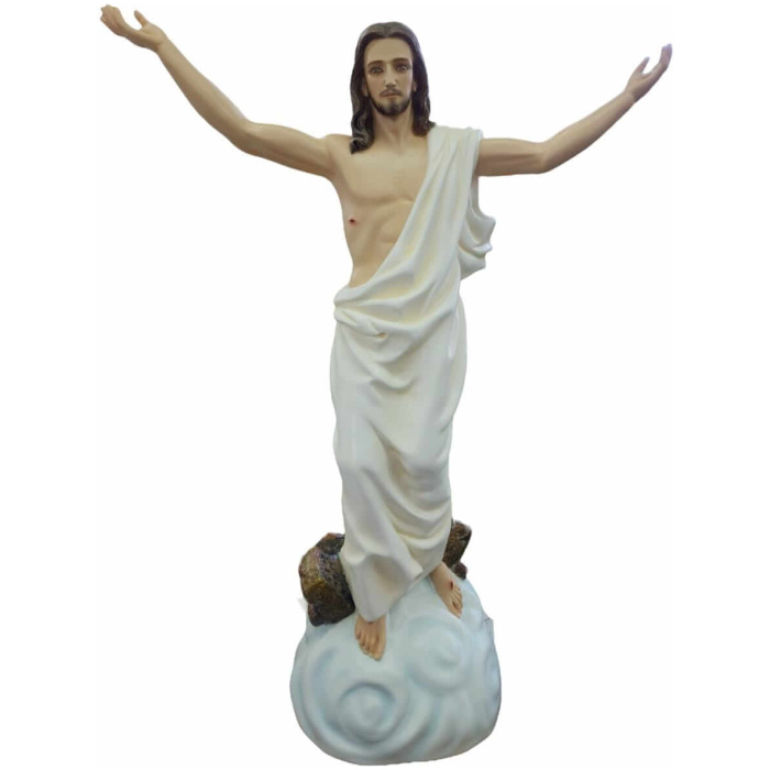 risen christ 28" on base